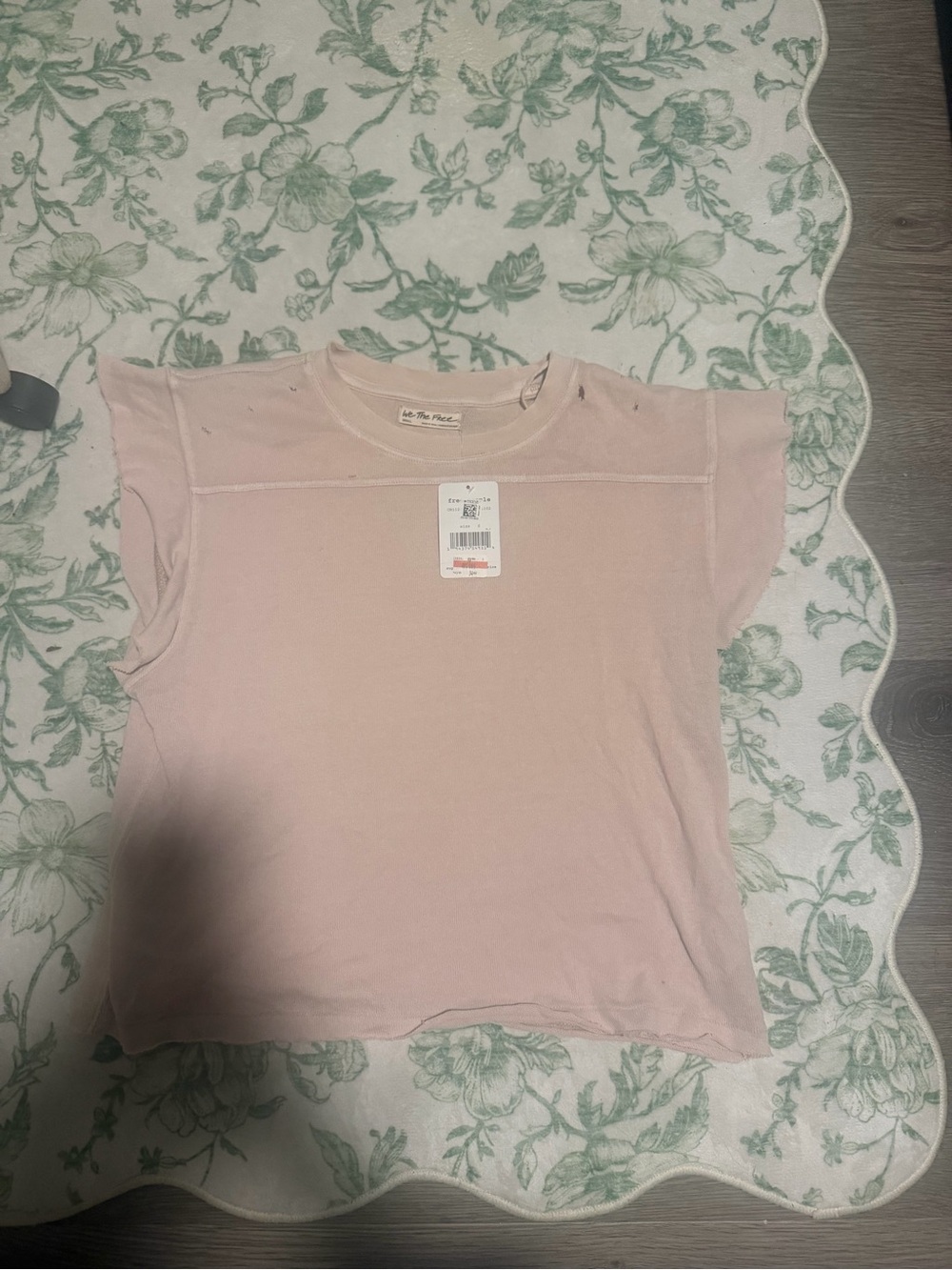 Macy's Light Pink Short Sleeve Crew Tee